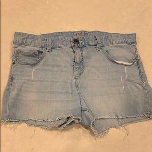 Justice Size 16 Plus cut off shorts